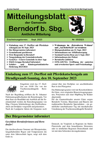 Mitteilungsblatt Nr. 05/2023