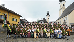 Gruppenbild der Prangerstutzenschützen Berndorf