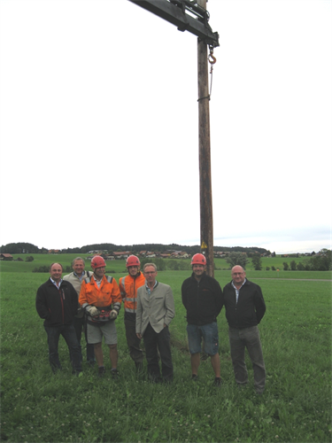 Letzer 30 kV-Mast wurde entfernt