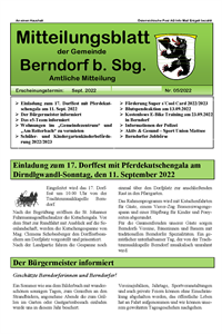 Mitteilungsblatt Nr. 05/2022